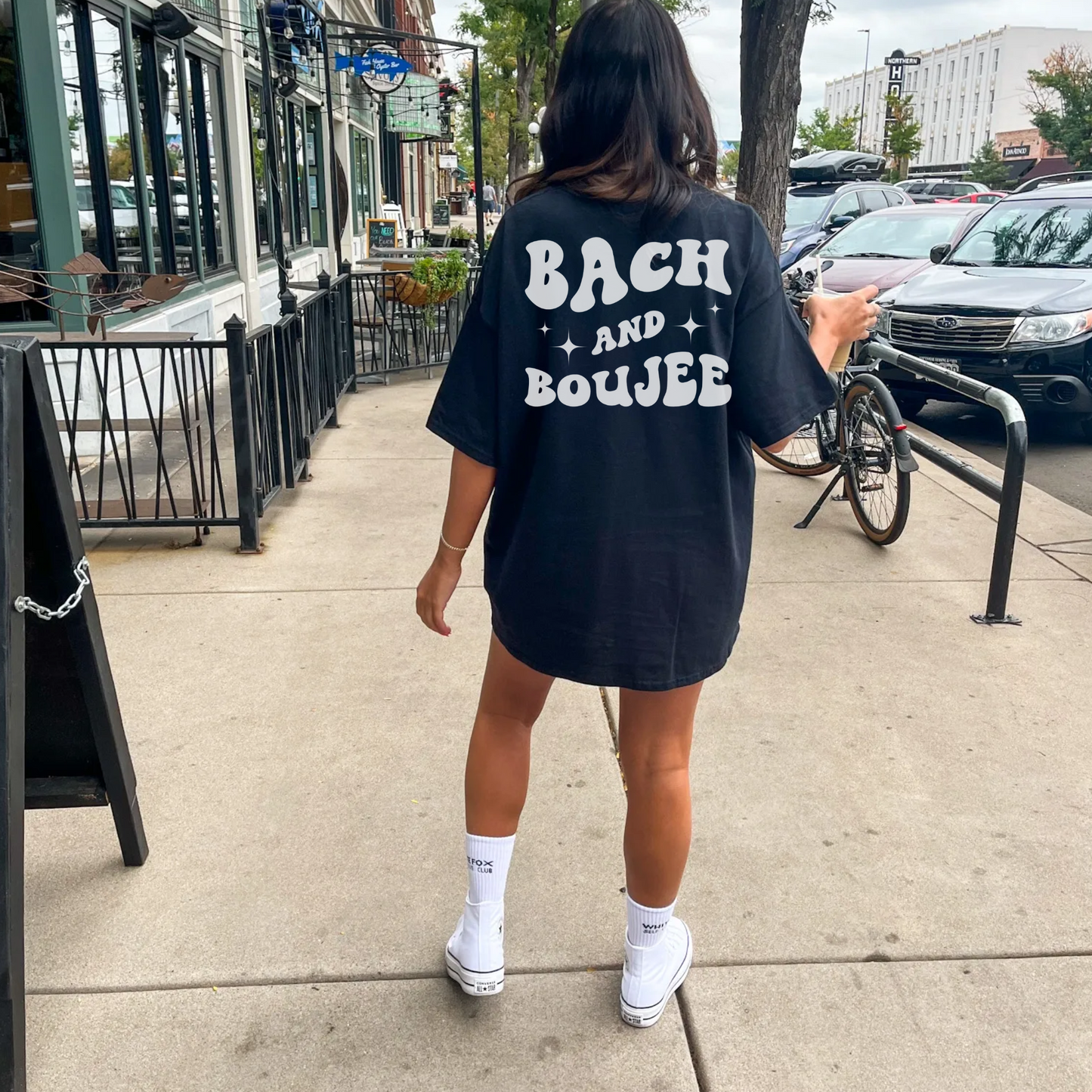 Custom Bach and Boujee Comfort Colors Retro Bachelorette Shirt