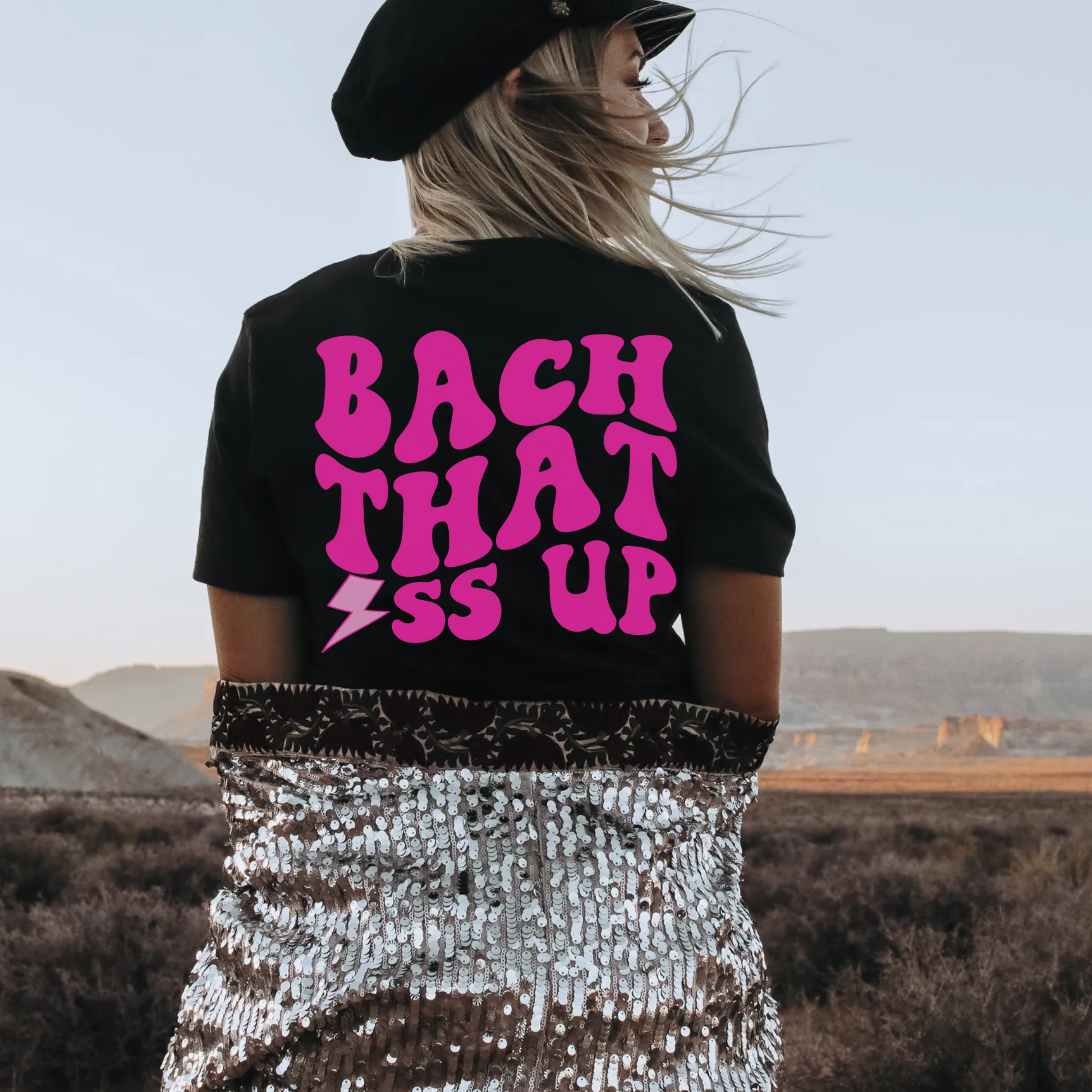 Bach that ass up pink bachelorette party shirts