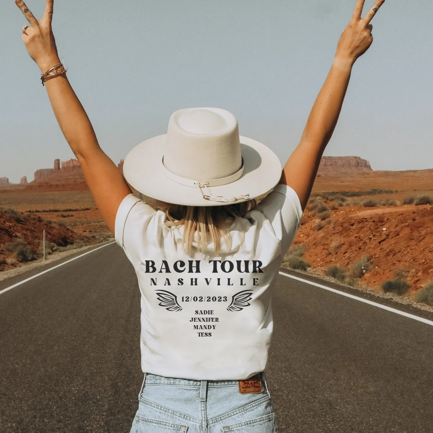 Custom future bride bach tour band shirt