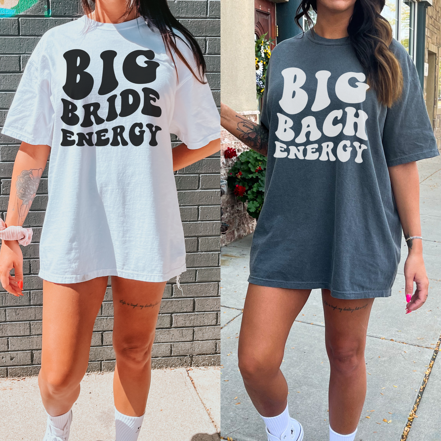 Big Bach Energy Funny Bachelorette Party Shirts