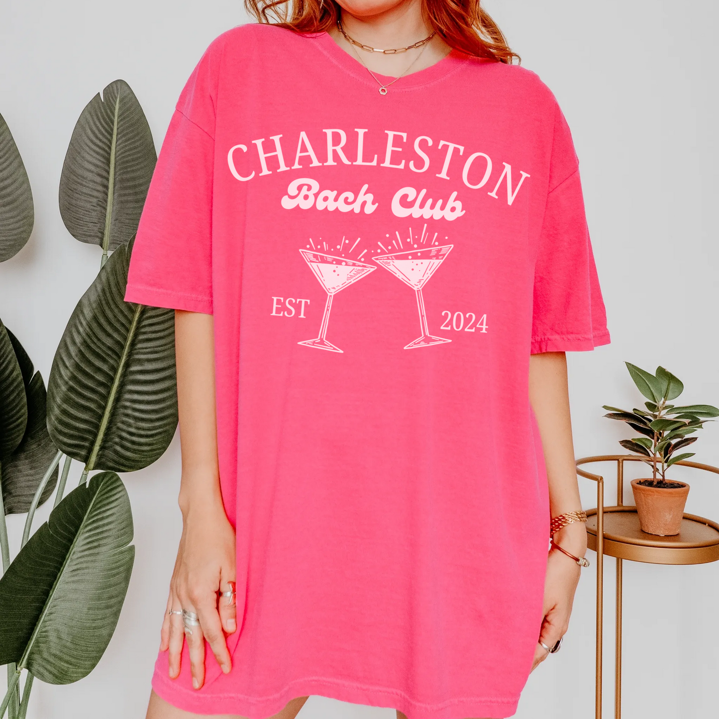 Custom City Retro Cocktail Bachelorette Shirt