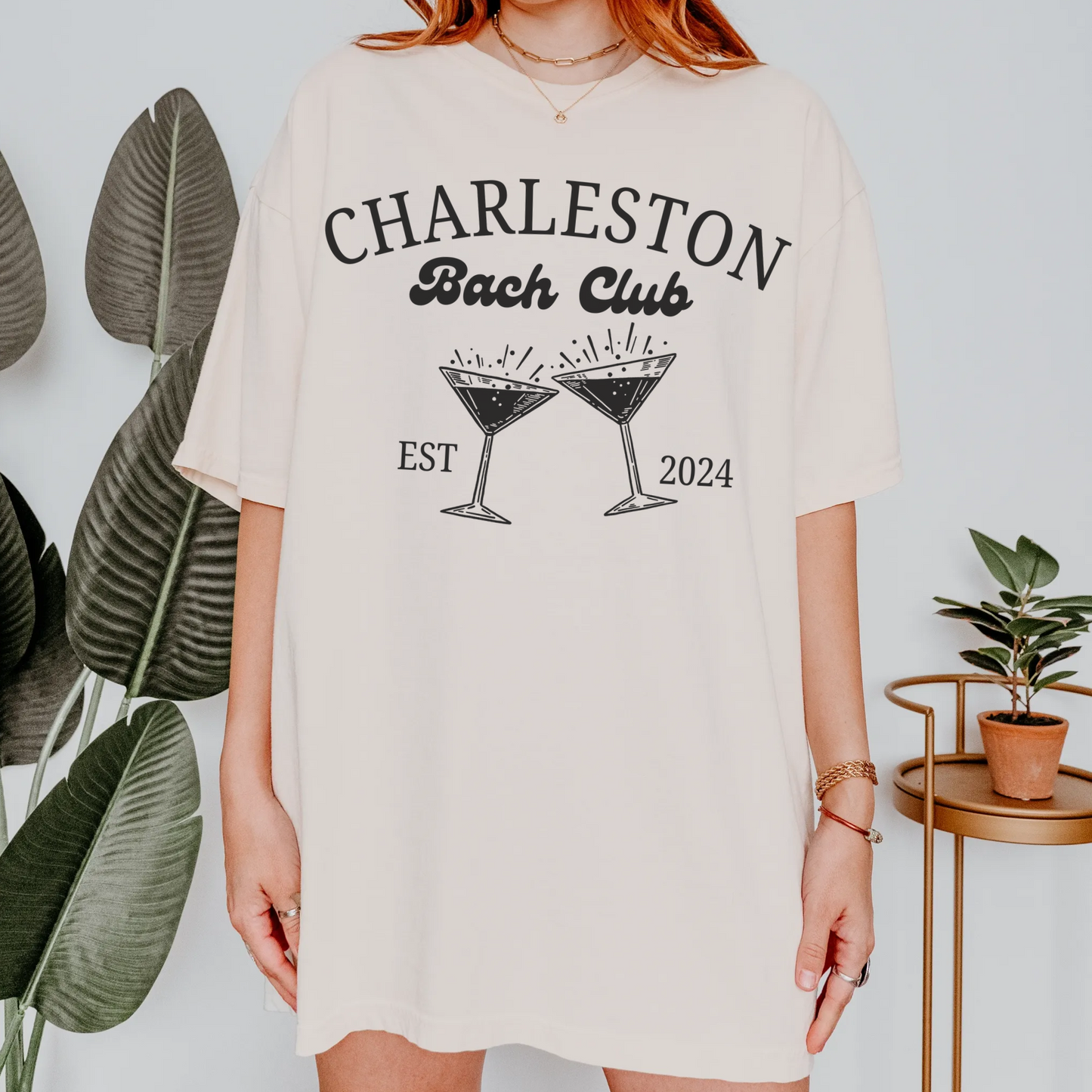 Custom City Retro Cocktail Bachelorette Shirt