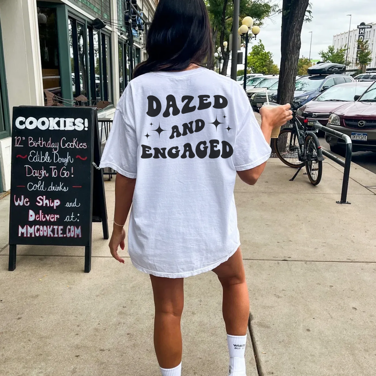 Custom Dazed and Engaged, Boozed and Confused Comfort Colors Bachelorette Party Shirts