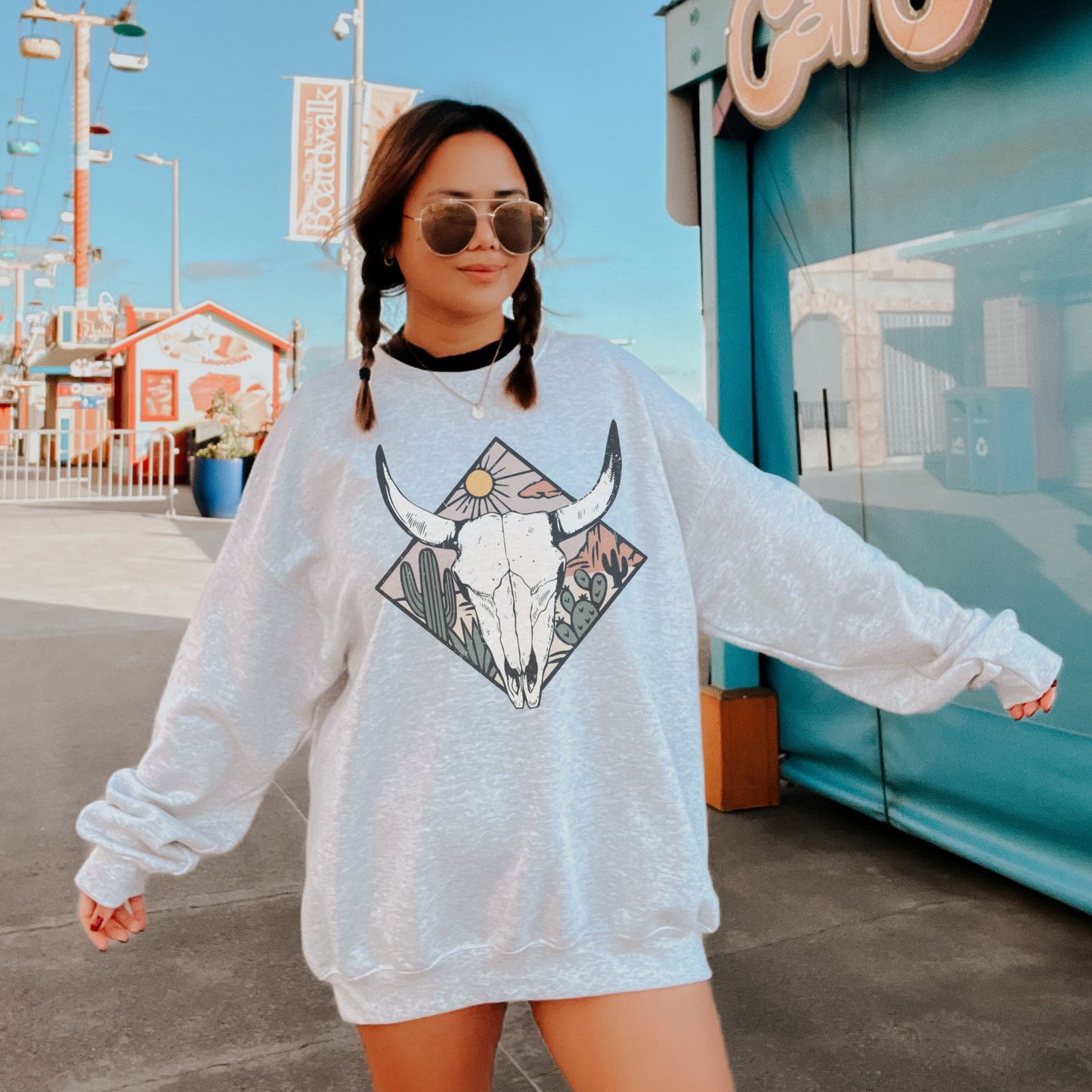 Desert Skull Sweatshirt