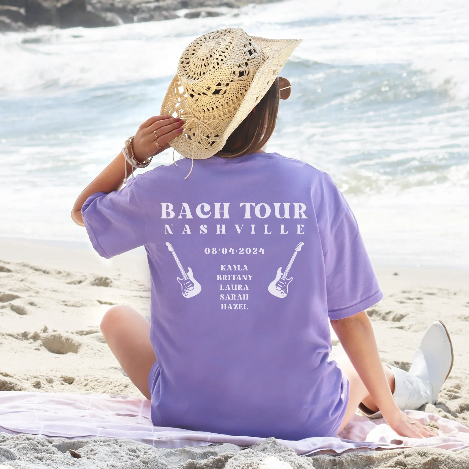 Comfort Colors music bach tour band tees