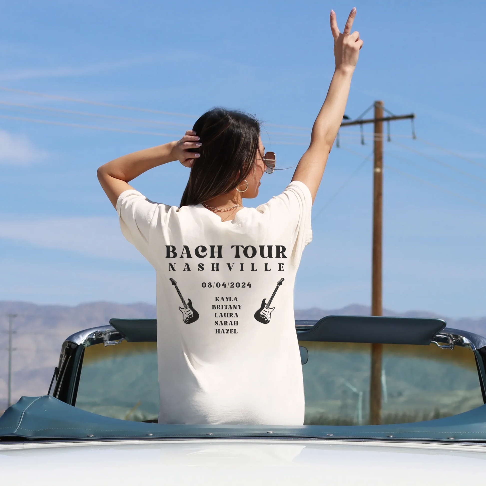 Music custom destination bachelorette party bach tour teed 