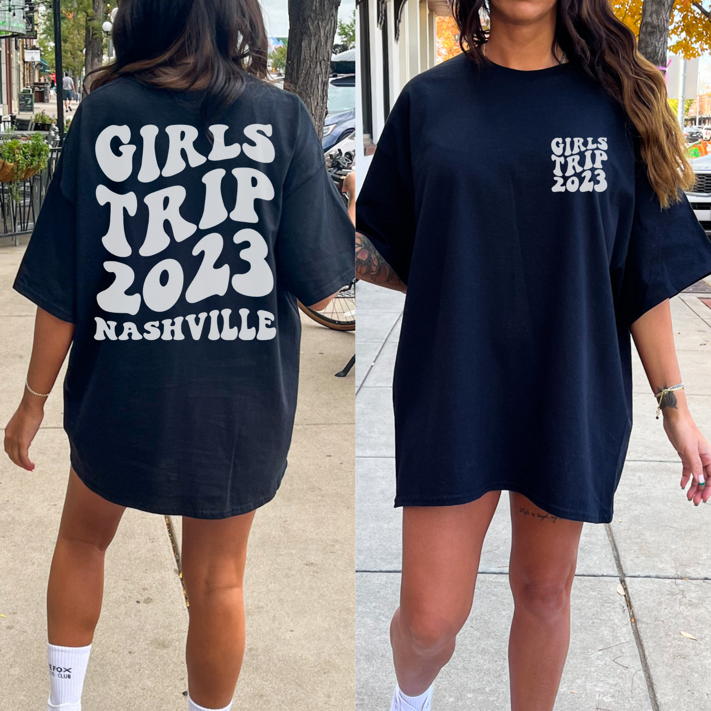 Custom Retro Girls Trip Shirt