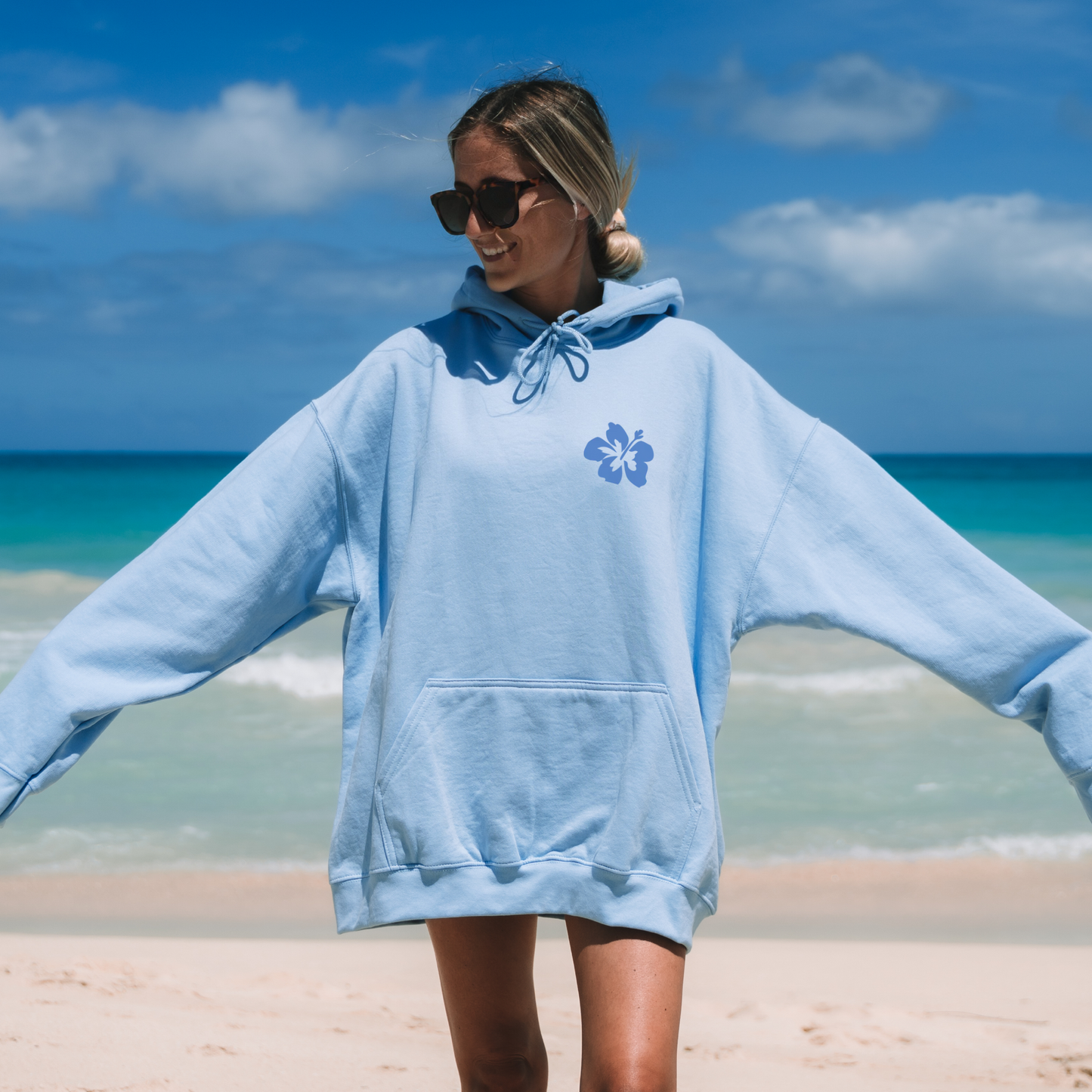 Take Me To The Ocean Blue Hoodie