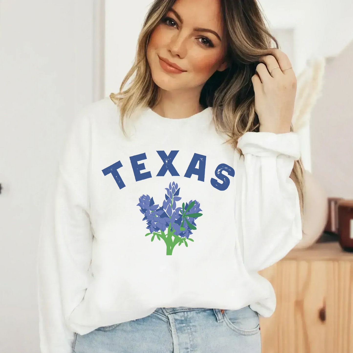 Texas Bluebonnet Sweatshirt